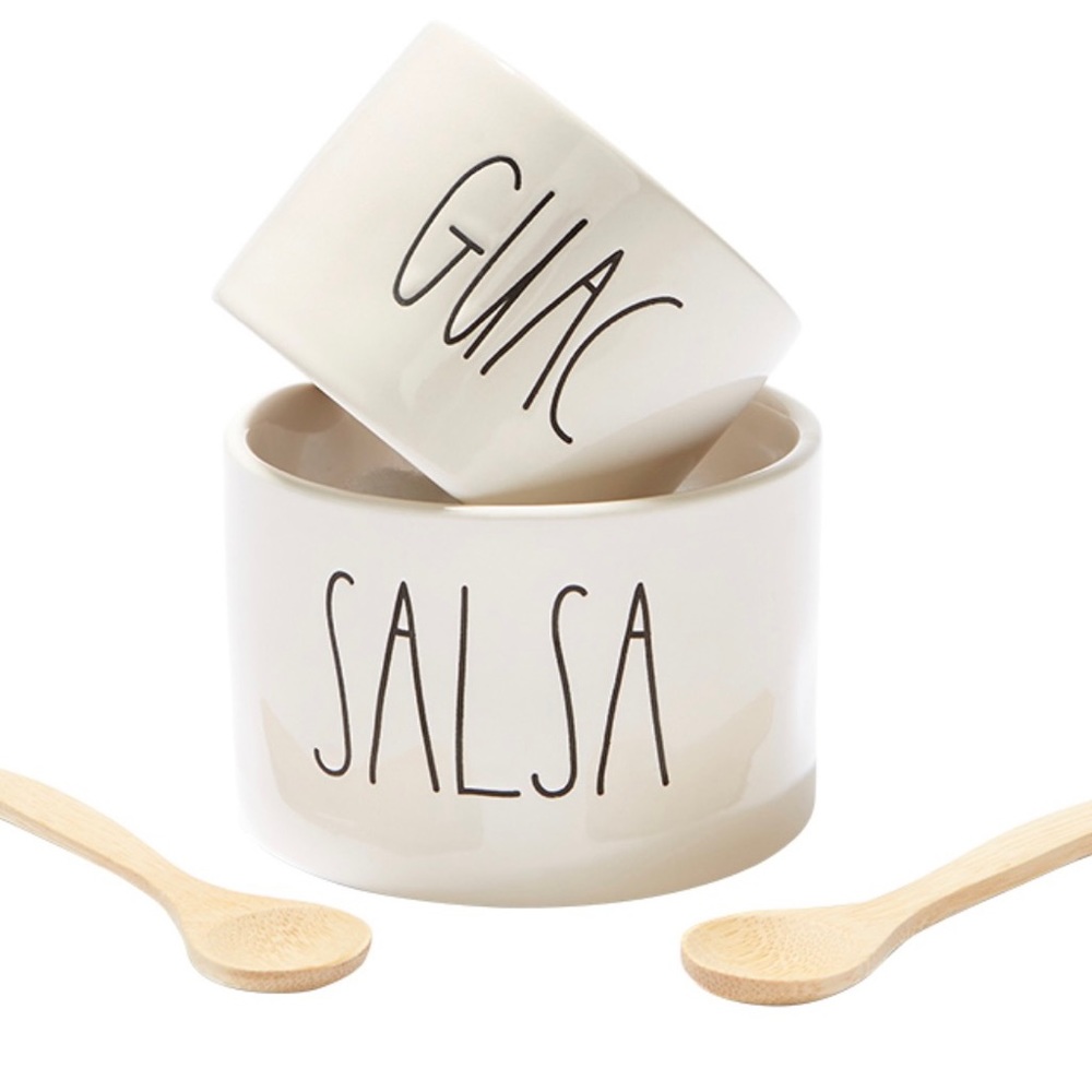 Rae Dunn - Guac & Salsa Bowl Set - NIB